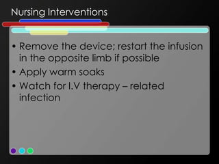 Intravenous Therapy  Complications  Slide 19