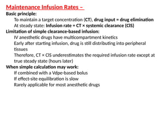 Intravenous drug delivery systems In Anaesthesia.ppt