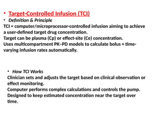 Intravenous drug delivery systems In Anaesthesia.ppt