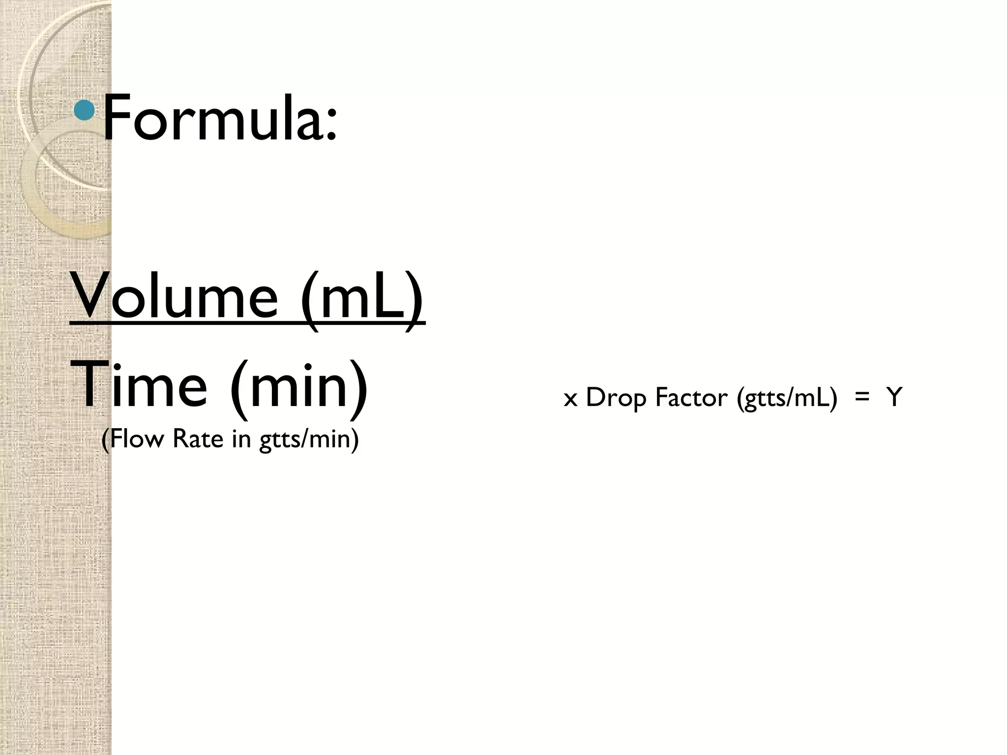 Intravenous fluid computations | PPT