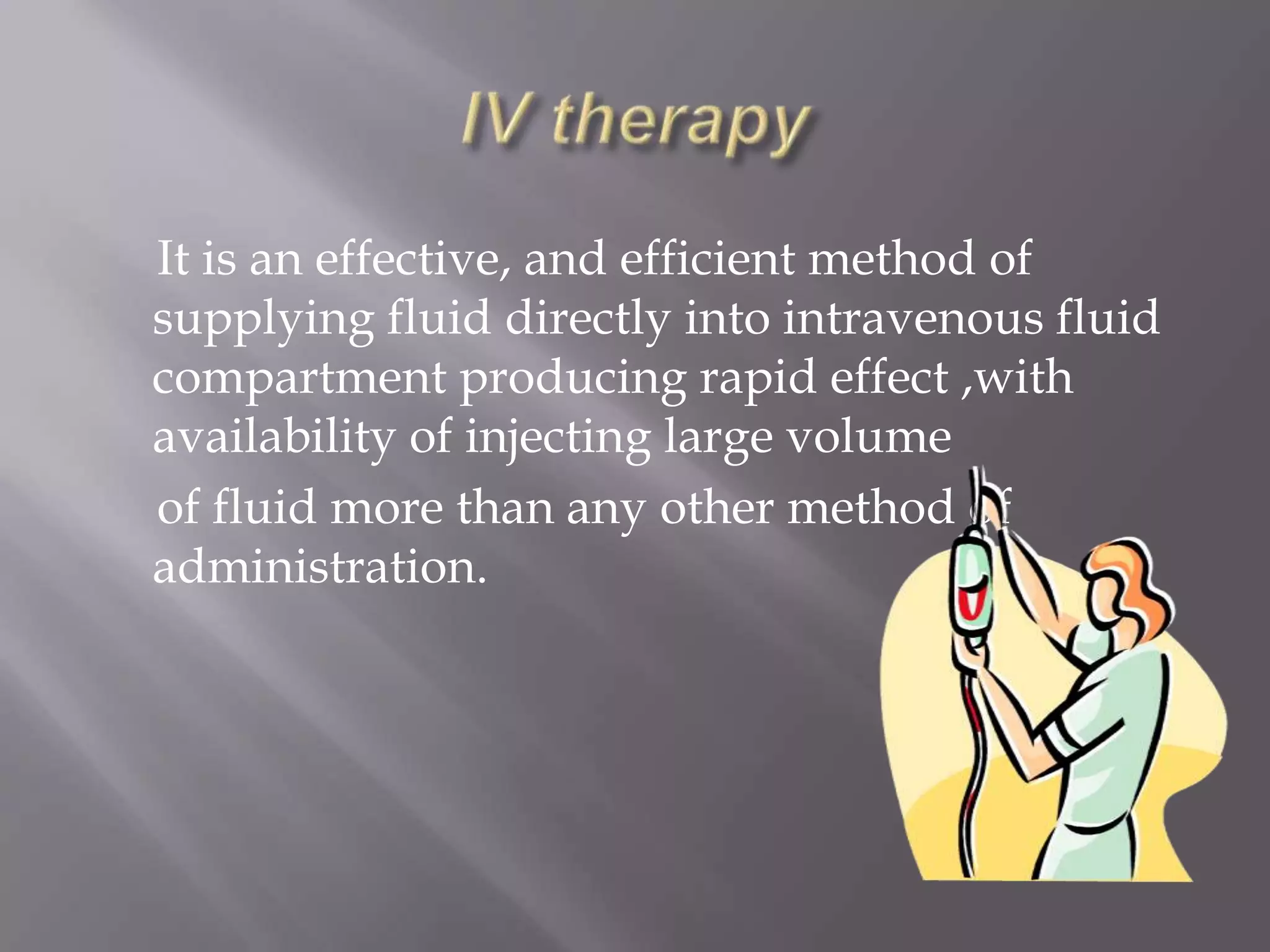 Intravenous fluids crystalloids and colloids PPT