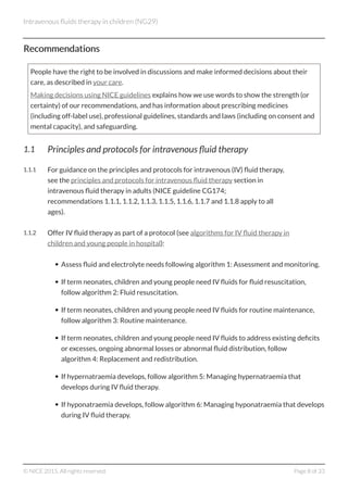 Intravenous fluid therapy in children and | PDF