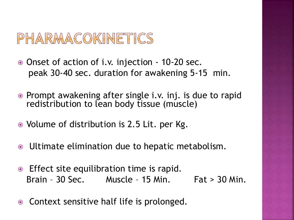 Intravenous induction agents