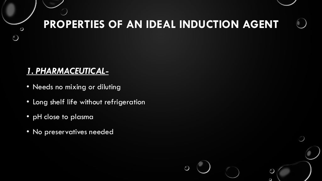 Intravenous induction agents ppt001