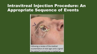Intravitreal injection | PPTX
