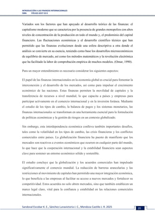 INTRODUCCION A LAS FINANZAS INTERNACIONALES | PDF