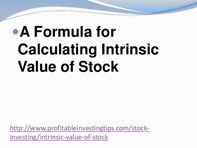 how to valuate a stock