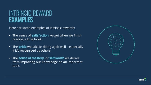 Intrinsic vs Extrinsic Rewards Intrinsic vs Extrinsic Rewards