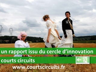 un rapport issu du cercle d’innovation courts circuits www.courtscircuits.fr 