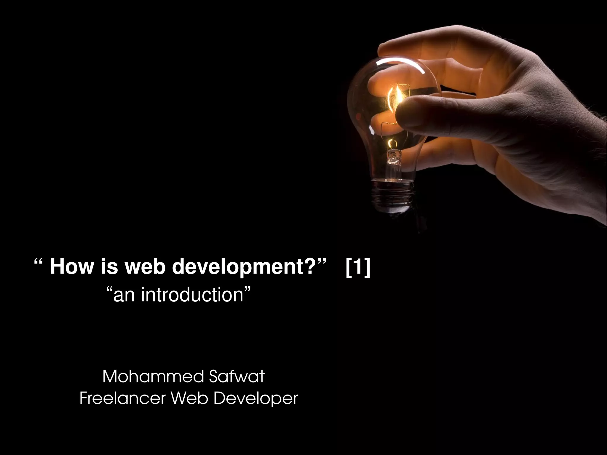 Introduction to web development | PDF