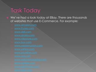 First item sold was a broken laser pointer