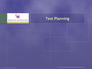 Test Planning QTP6FUND-STUDENT-01A 