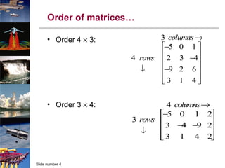Intro to Matrices | PPT