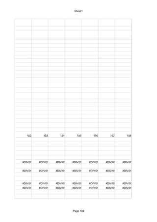 Sheet1




   152       153       154       155        156       157       158




#DIV/0!   #DIV/0!   #DIV/0!   #DIV/0!    #DIV/0!   #DIV/0!   #DIV/0!


#DIV/0!   #DIV/0!   #DIV/0!   #DIV/0!    #DIV/0!   #DIV/0!   #DIV/0!



#DIV/0!   #DIV/0!   #DIV/0!   #DIV/0!    #DIV/0!   #DIV/0!   #DIV/0!
#DIV/0!   #DIV/0!   #DIV/0!   #DIV/0!    #DIV/0!   #DIV/0!   #DIV/0!




                              Page 184
 