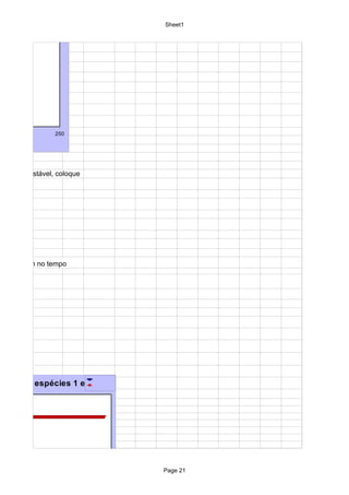 Sheet1




      200         250




ies que é estável, coloque




ões mudam no tempo



                                                     K1 or K2
                                                            K2
                                          0      100 ### ###
                              SPECIES 1 200        0      0    0
                              SPECIES 2 250      180      0       0


                                                 180    ###



                                Row 424
onal das espécies 1 e 2 Row 425




                   7      8           9     10     11     12      13     14     15      16     17     18
               38.85 26.49        17.71 12.02    8.36   5.93    4.27   3.11   2.28    1.69   1.25      0
              185.92 213.35       228.8 236.86 241.34 244.05   245.8 246.99 247.81   248.4 248.82 249.12



                                                       Page 21
 