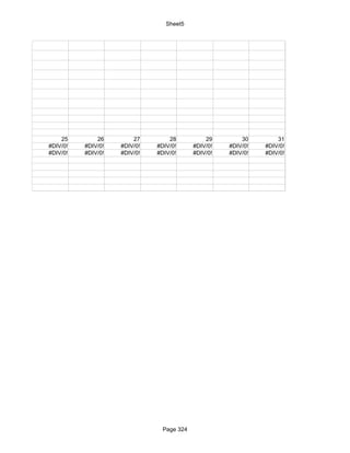 Sheet5




    25        26        27        28           29        30        31
#DIV/0!   #DIV/0!   #DIV/0!   #DIV/0!      #DIV/0!   #DIV/0!   #DIV/0!
#DIV/0!   #DIV/0!   #DIV/0!   #DIV/0!      #DIV/0!   #DIV/0!   #DIV/0!




                                Page 324
 
