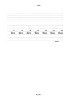 Sheet5




   242       243       244       245          246       247            248
#DIV/0!   #DIV/0!   #DIV/0!   #DIV/0!      #DIV/0!   #DIV/0!        #DIV/0!
#DIV/0!   #DIV/0!   #DIV/0!   #DIV/0!      #DIV/0!   #DIV/0!        #DIV/0!




                                                               #DIV/0!




                                Page 355
 