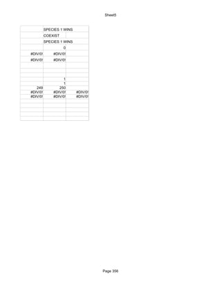 Sheet5



          SPECIES 1 WINS
          COEXIST
          SPECIES 1 WINS
                    0
#DIV/0!       #DIV/0!
#DIV/0!       #DIV/0!




                   1
                   1
   249           250
#DIV/0!       #DIV/0!      #DIV/0!
#DIV/0!       #DIV/0!      #DIV/0!




                                     Page 356
 