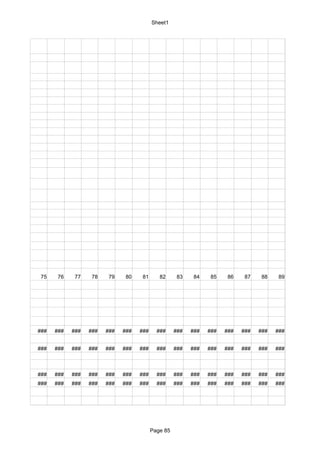 Sheet1




 75    76    77    78    79    80    81      82      83    84    85    86    87    88    89




###   ###   ###   ###   ###   ###   ###     ###     ###   ###   ###   ###   ###   ###   ###


###   ###   ###   ###   ###   ###   ###     ###     ###   ###   ###   ###   ###   ###   ###



###   ###   ###   ###   ###   ###   ###     ###     ###   ###   ###   ###   ###   ###   ###
###   ###   ###   ###   ###   ###   ###     ###     ###   ###   ###   ###   ###   ###   ###




                                          Page 85
 