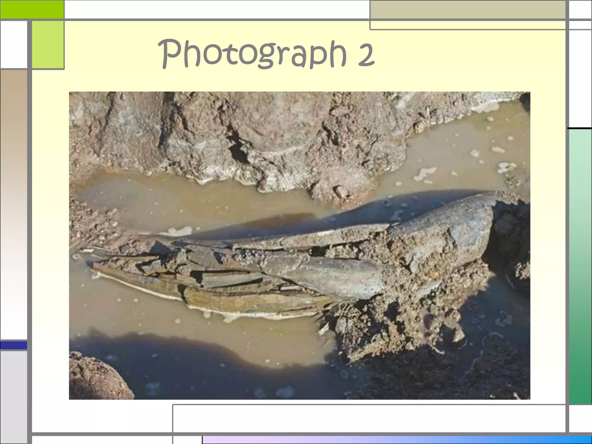 Photograph ActivityYour group will be given a mystery photograph. Your task is to try to figure out what it is.You will be given a list of questions to answer and a sheet to record your group’s ideas. You will have 5 minutes to come to a group conclusion about what your photographis.Let the countdown begin!