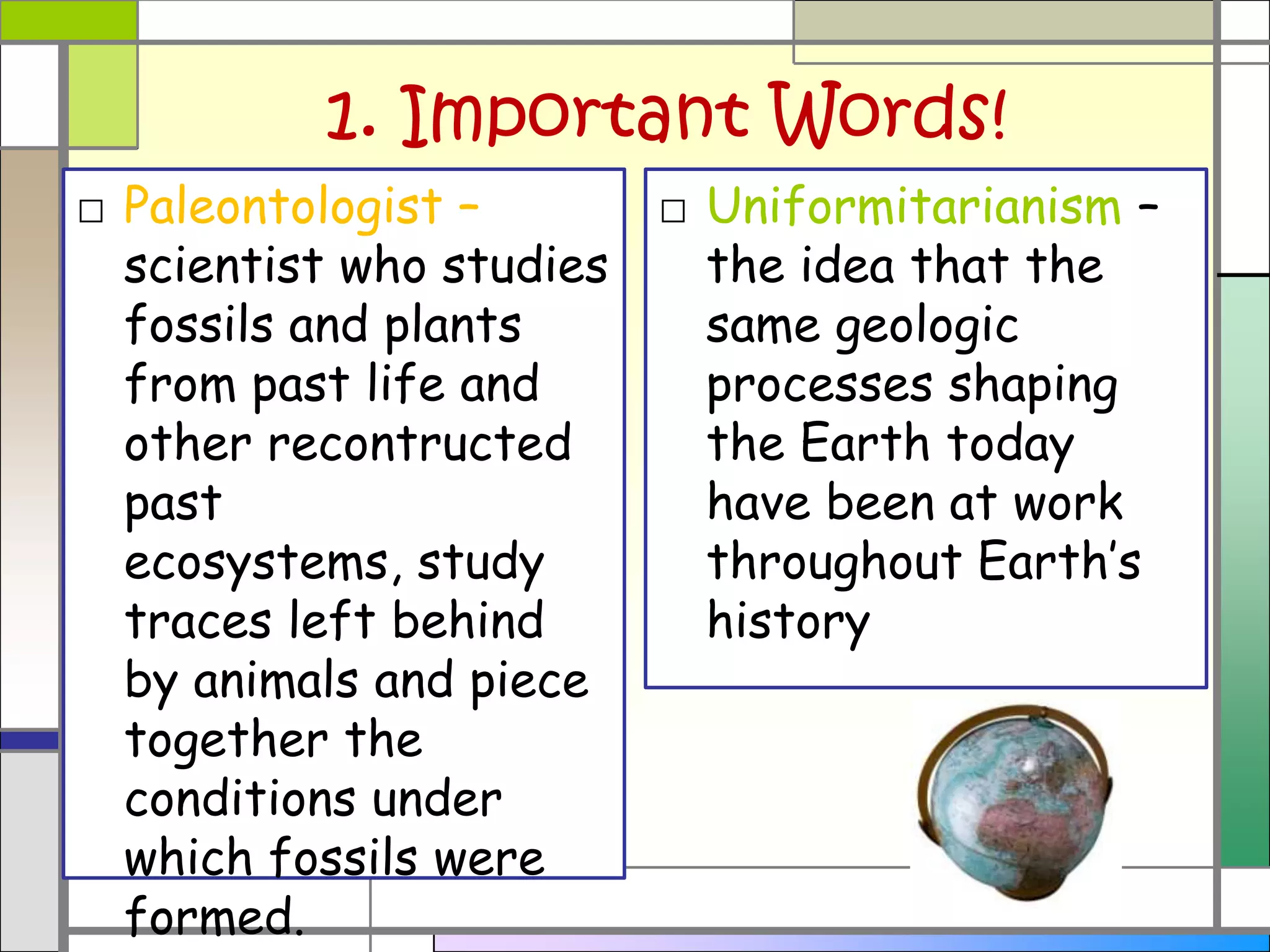 Table of Contents Date: 8/7 Section:  Dating Title: Geologic dating Page: 3,4 