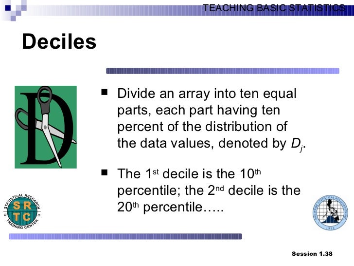 DECILES IN STATISTICS EBOOK DECILES IN STATISTICS EBOOK