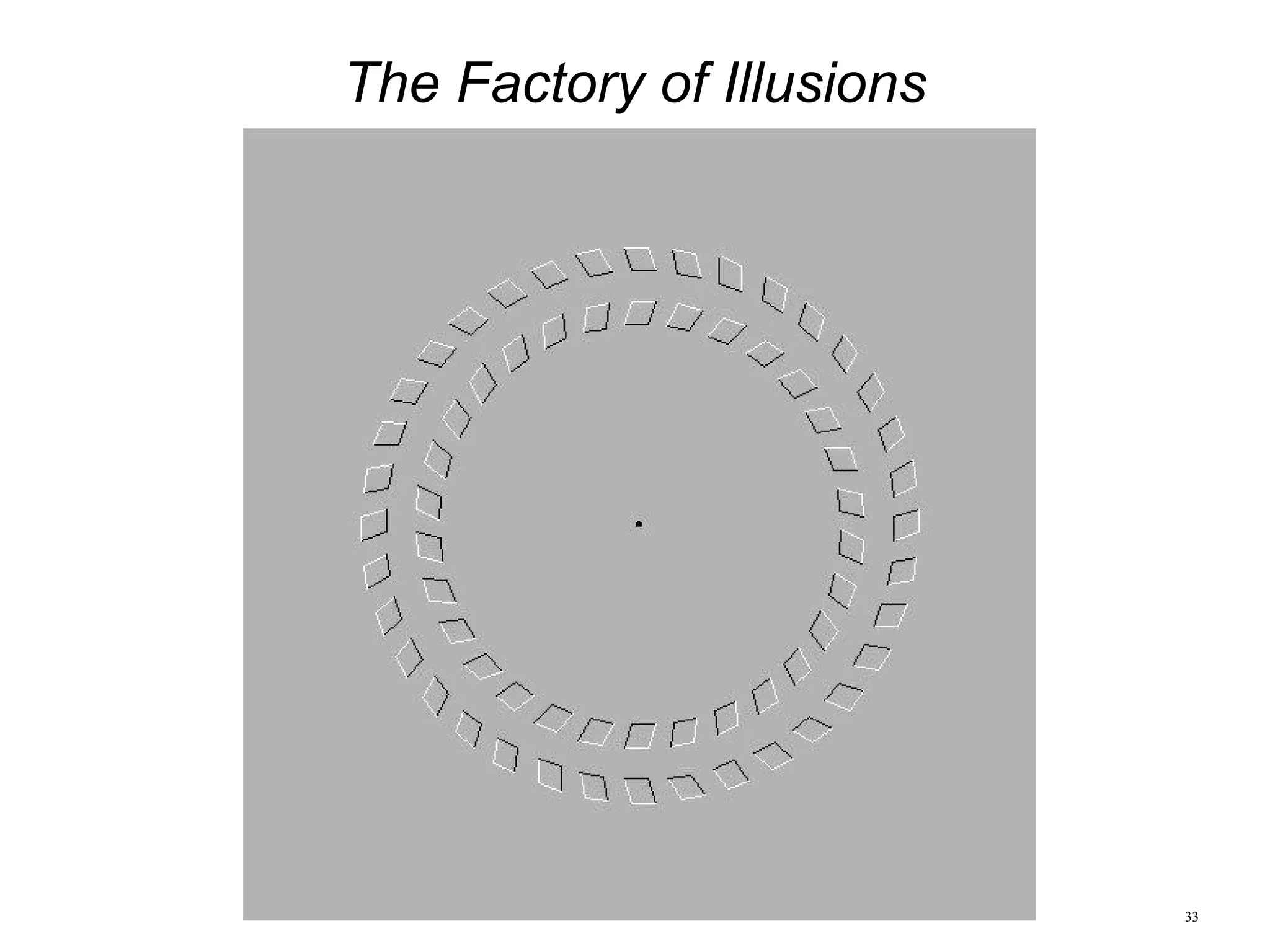 33
The Factory of Illusions
 