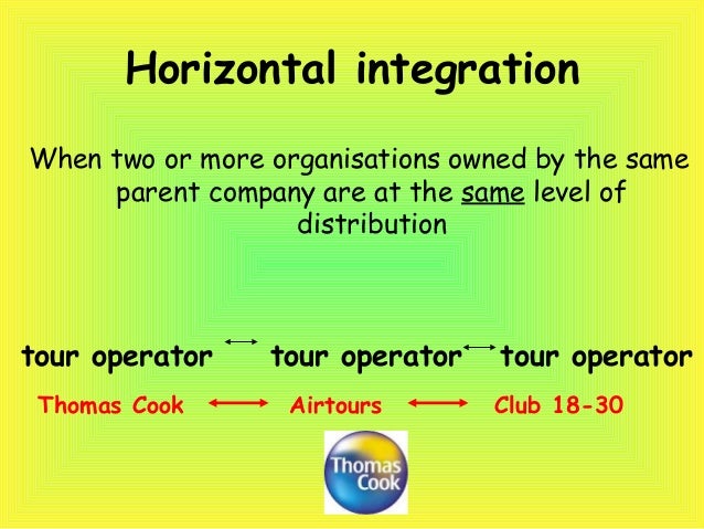vertical integration travel and tourism examples