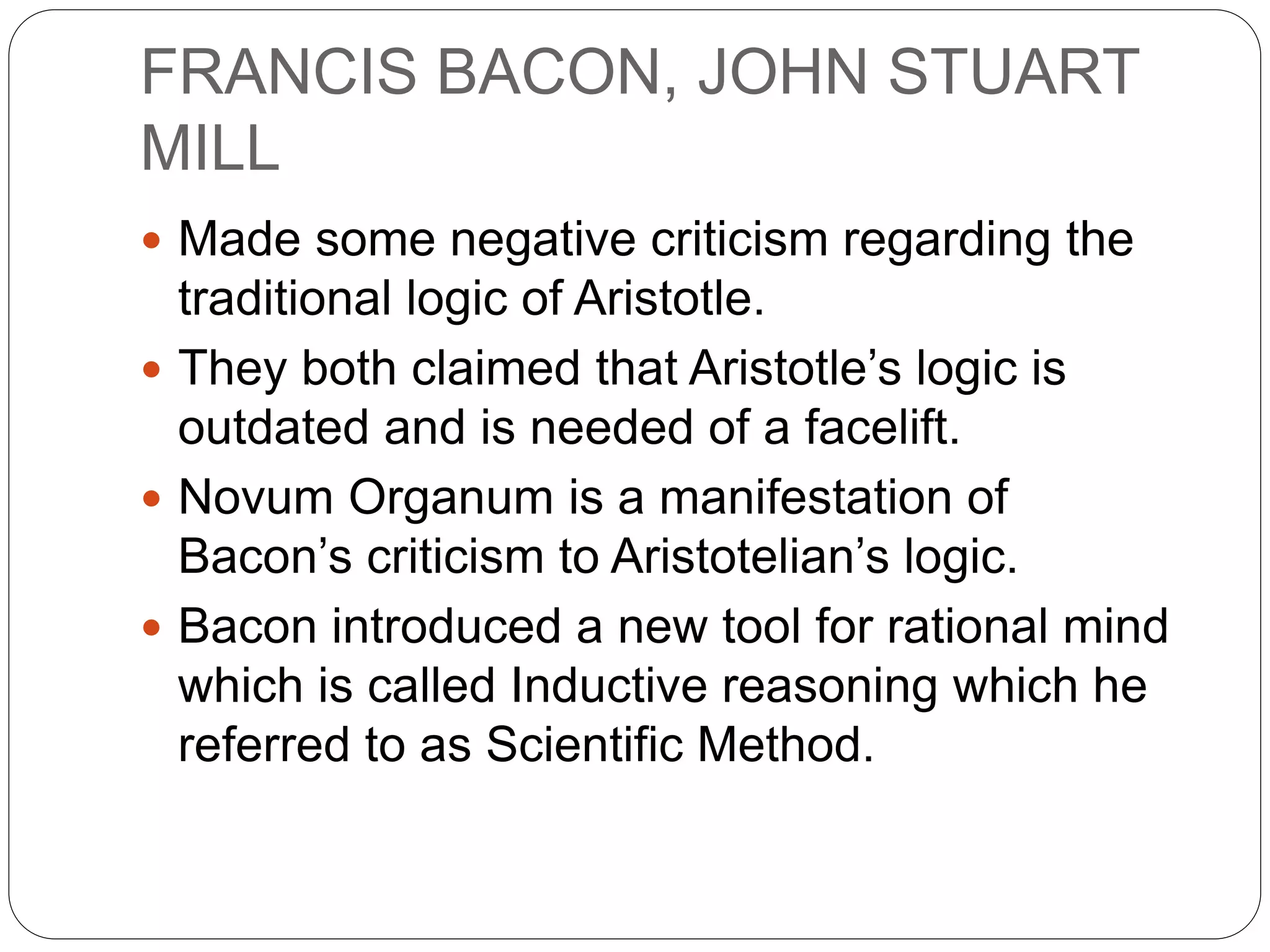 Introduction to Logic PPT