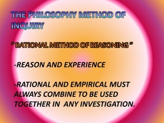 Introduction to philosophy 