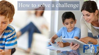 How to solve a challenge
 