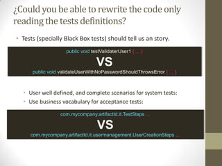 Class Does Too Much Work
• Summing up what the class does includes the
word “and”
• Class would be challenging for new team
members to read and quickly “get it”
• Class has fields that are only used in some
methods
• Class has static methods that only operate on
parameters
 