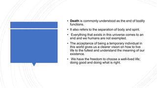 Intro.to Philo_Human Persons as Oriented Towards Their Impending Death.pptx