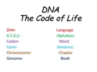 Sentence For Dna Introduction tp molecular biology-central dogma of molecular biology.ppt