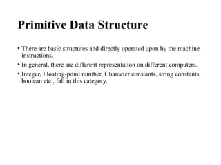 Fundamentals of data structure syallabus | PPT | Free Download