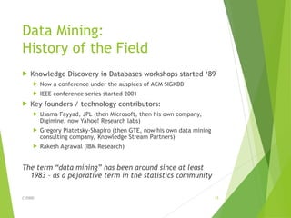 Knowledge discovery (mining) in databases (KDD), knowledge extraction | PPT
