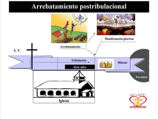 POSICIONES ANTE LA GRAN TRIBULACIONAcerca de la gran tribulación hay tres posiciones bien definidas: 
