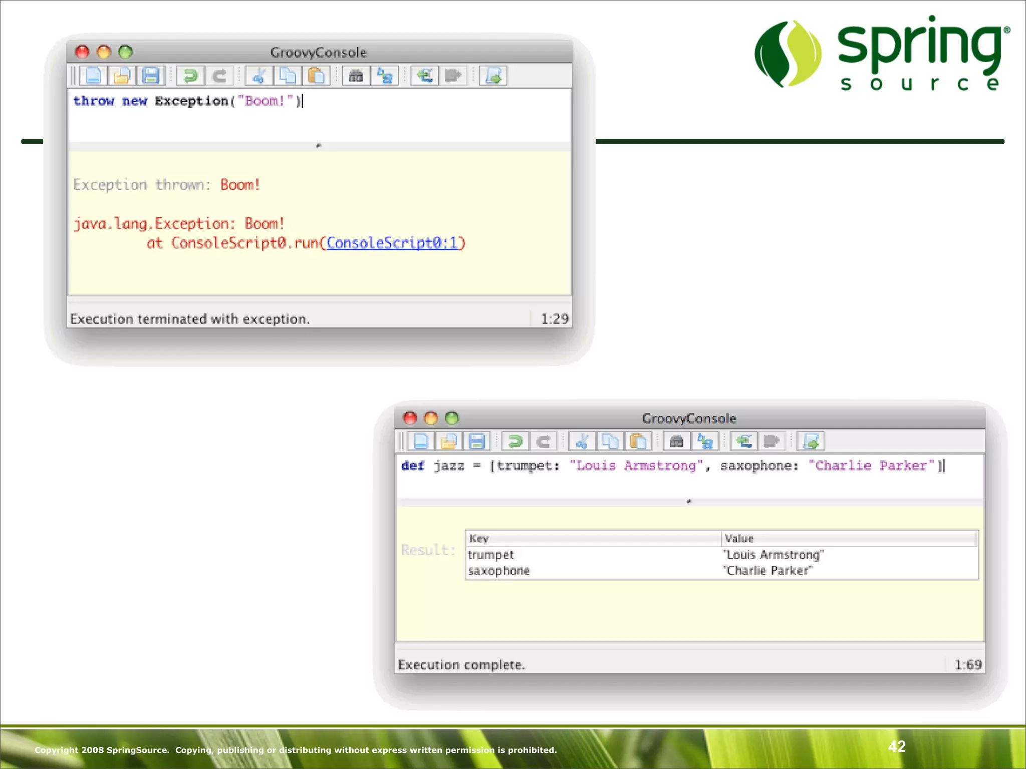 Introduction to Groovy and what's New in Groovy 1.6 - SpringOne Europe 2009