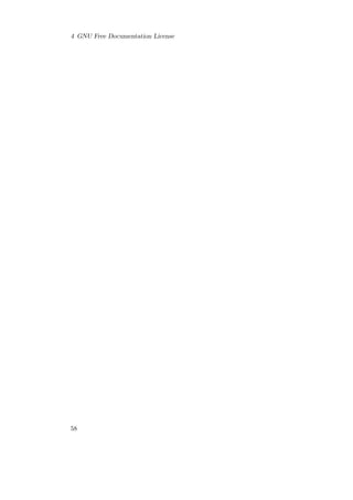 4 GNU Free Documentation License

58

 