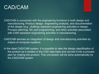 CAD-CAM-CIM
