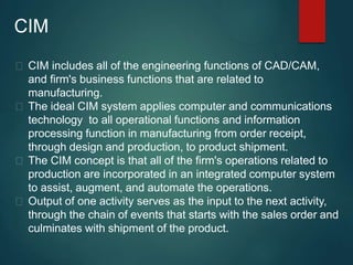 CAD-CAM-CIM