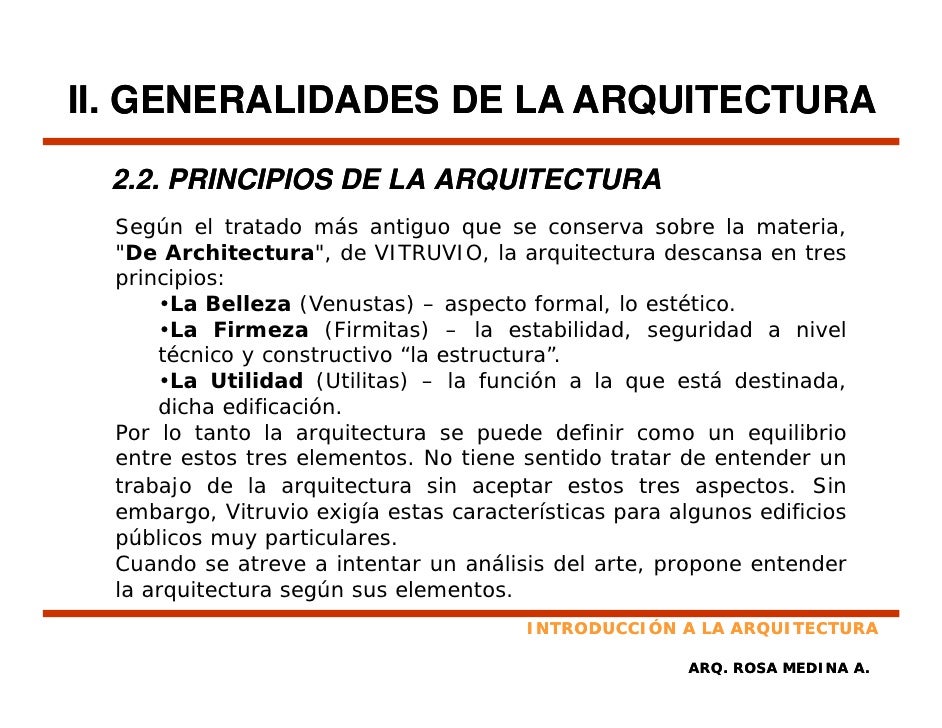 Principios de Arquitectura