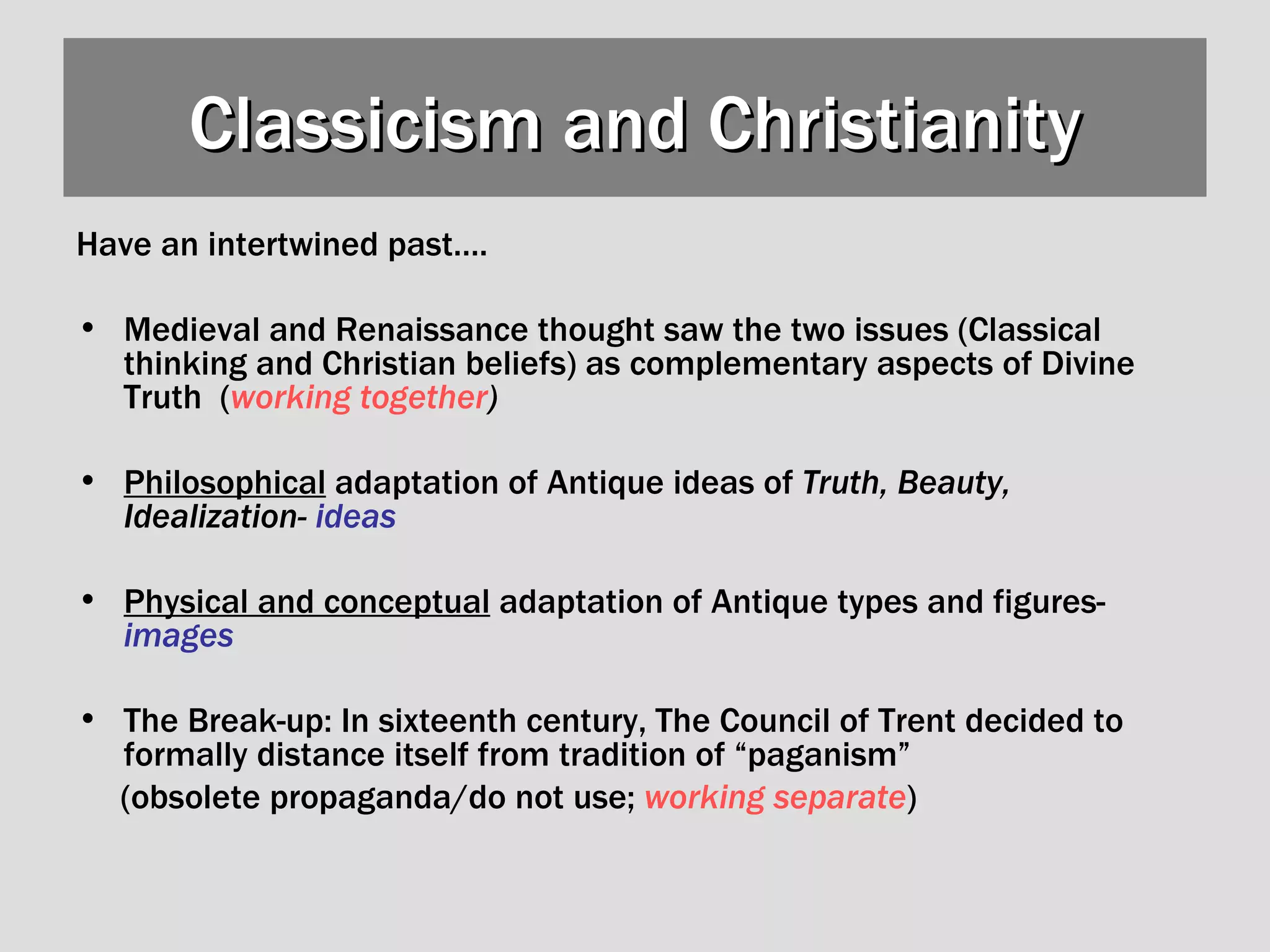 Intro Classicism Ppt Free Download
