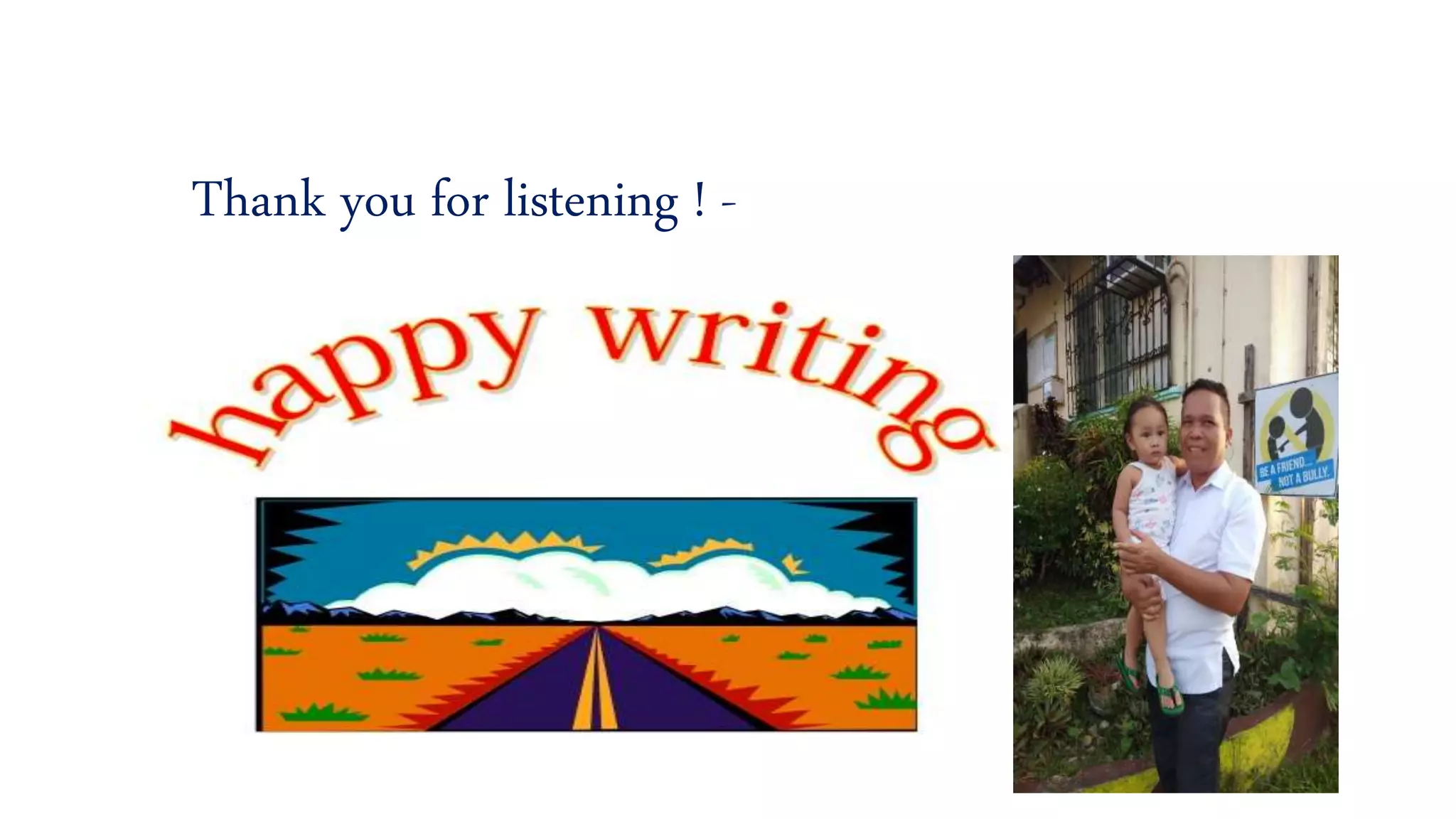 Thank you for listening ! -
 