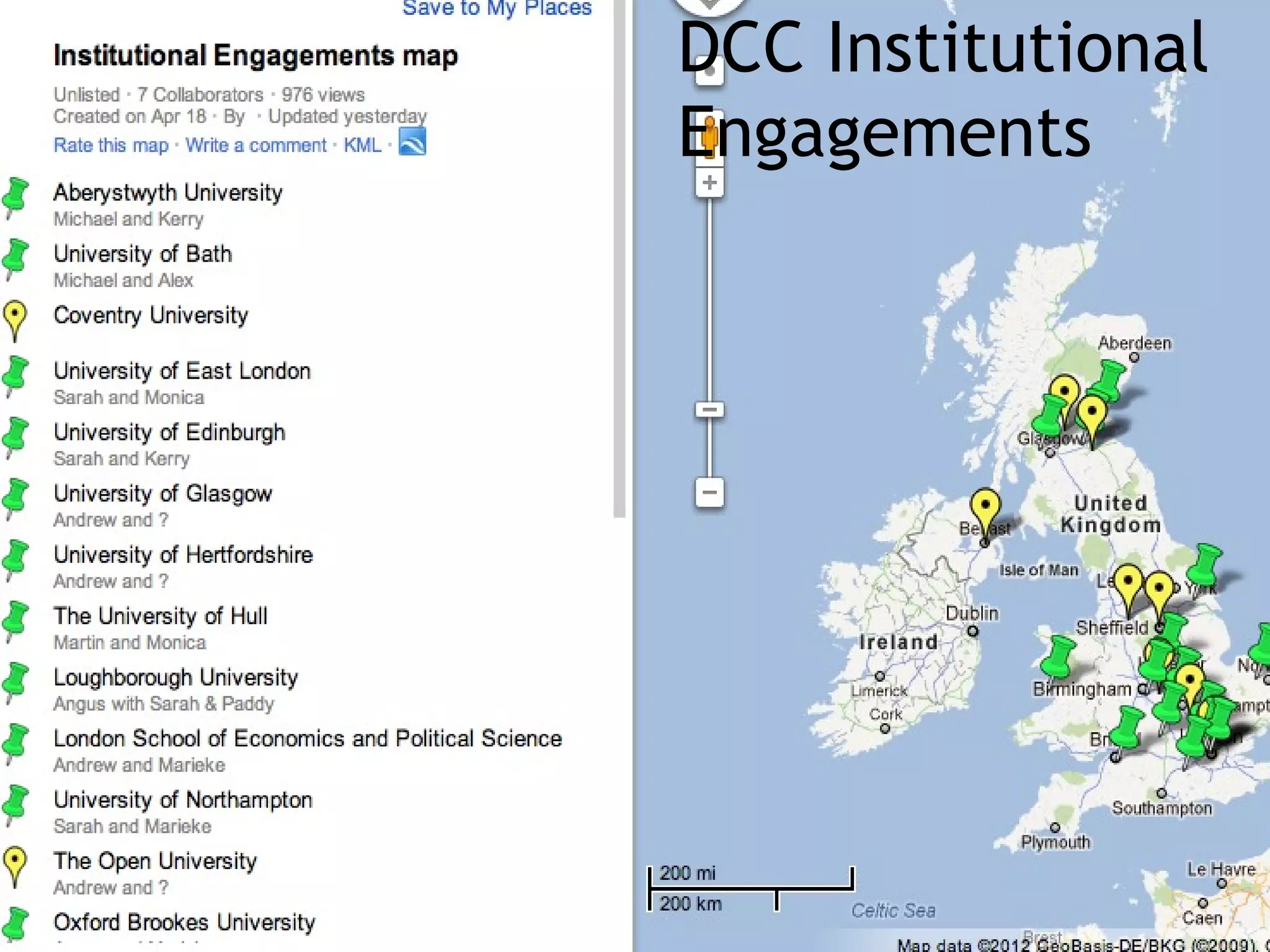 DCC Institutional
                                                    Engagements




DCC London, Imperial College, 22 May 2012 #dcc_london
 