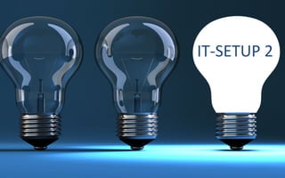 IT-­‐SETUP	
  2	
  
 