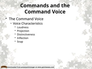 Commanding Talk Military Intro to Drill and Ceremonies.pptx