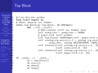 Introduction to Digital Signal Processing Using GNU Radio | PDF