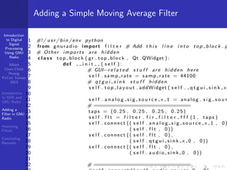 Introduction to Digital Signal Processing Using GNU Radio | PDF