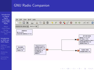 Introduction to Digital Signal Processing Using GNU Radio | PDF